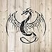 Dragon Stencil - Mylar Stencils, Dragons Stencil, Dragon Stencils, Stencil Dragon, Plastic Stencils