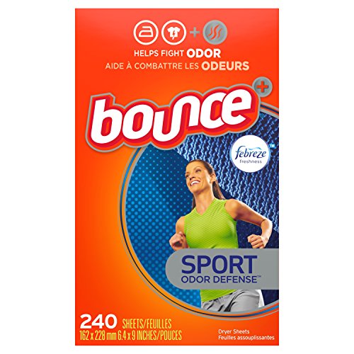 Bounce Plus Febreze Sport Odor Defense Fabric Softener Dryer Sheets