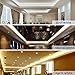 Shine Decor 7x10mm LED Strip Lights, 110V Dimmable Flexible Waterproof Rope Lights, 60LEDs/M, for Indoor Outdoor Ambient Commercial Lighting Decoration, Accessories Included, 50ft 6500K Cool White