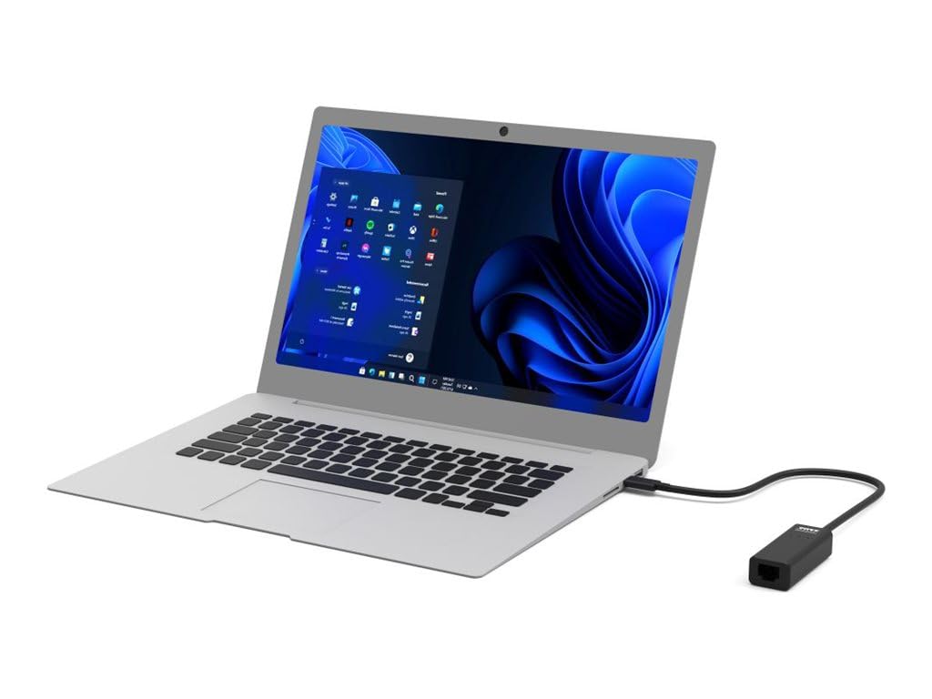 Port Connect USB-C Male to RJ45 Female Converter Adapter
