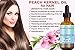 Botanical Beauty Peach Kernel Oil. 100% Pure Natural Undiluted Refined Cold Pressed Carrier Oil for Face, Skin, Hair, Massage, Lip, Nail Care. 4 Fl. oz-120 ml