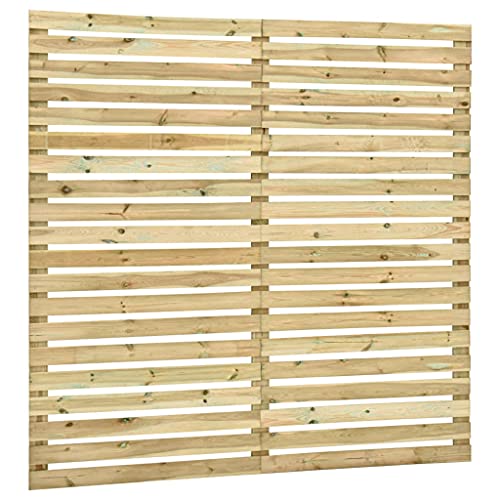 Bambuszaun,Sichtschutzzaun Kiefernholz Imprägniert Gartenzaun Element Windschutzzaun Lamellenzaun Dichtzaun Trennwand… – Bild 6