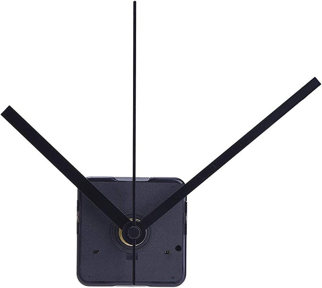 ULTNICE Uhrwerk Lautloses Uhr Zubehör für DIY (Schwarz)