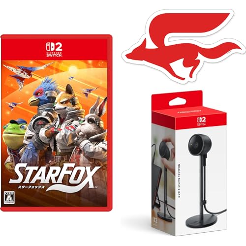 Star Fox (スターフォックス) -Switch2 ＆ 【任天堂純正品】Nintendo Switch 2 カメラ 【Amazon.co.jp限定】特典 ダイカットアイコンステッカー(約98mm×59mm) 同梱