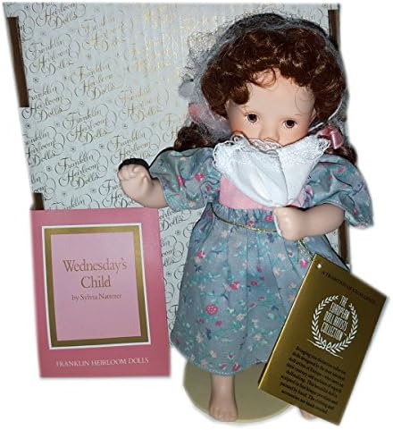Franklin Mint Heirloom Days Of The Week Dolls Wednesday's Child By Sylvia Natterer