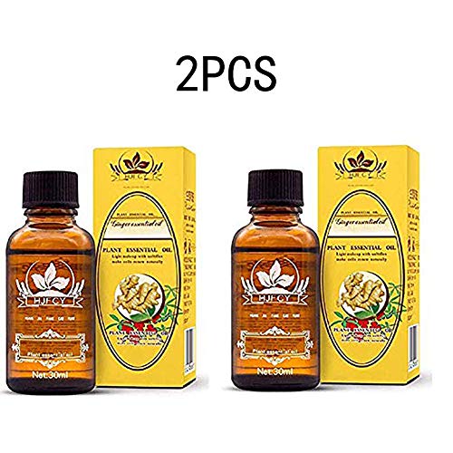 100% Pure Natural Ginger Oil Massage Scrubbing Oil Promote Blood Circulation, Relieve Muscle Soreness, Lymphatic Drainage 30ml Yiitay - Thumbnail 5