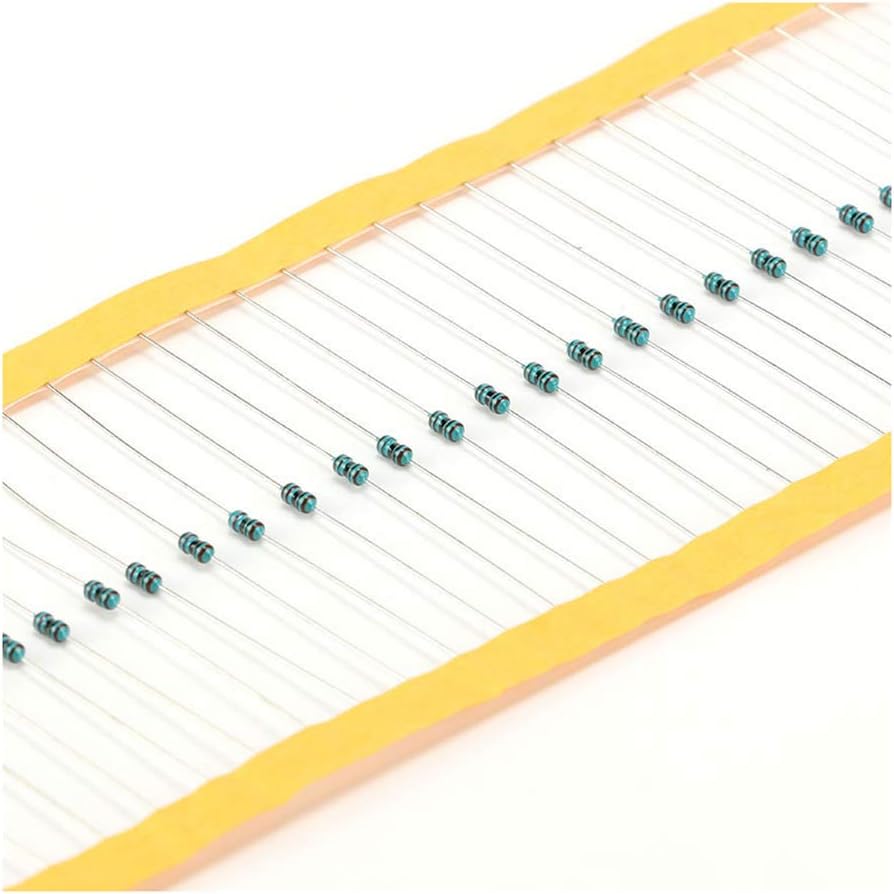 100pcs 1/6W Metal Film Resistor Resistance 1% 510R 5.1K 47K 470R 4.7K 33K 330R 2K 220R 20K 200R 2.2K 1M 1K 150K 10R 10K 100R,10K