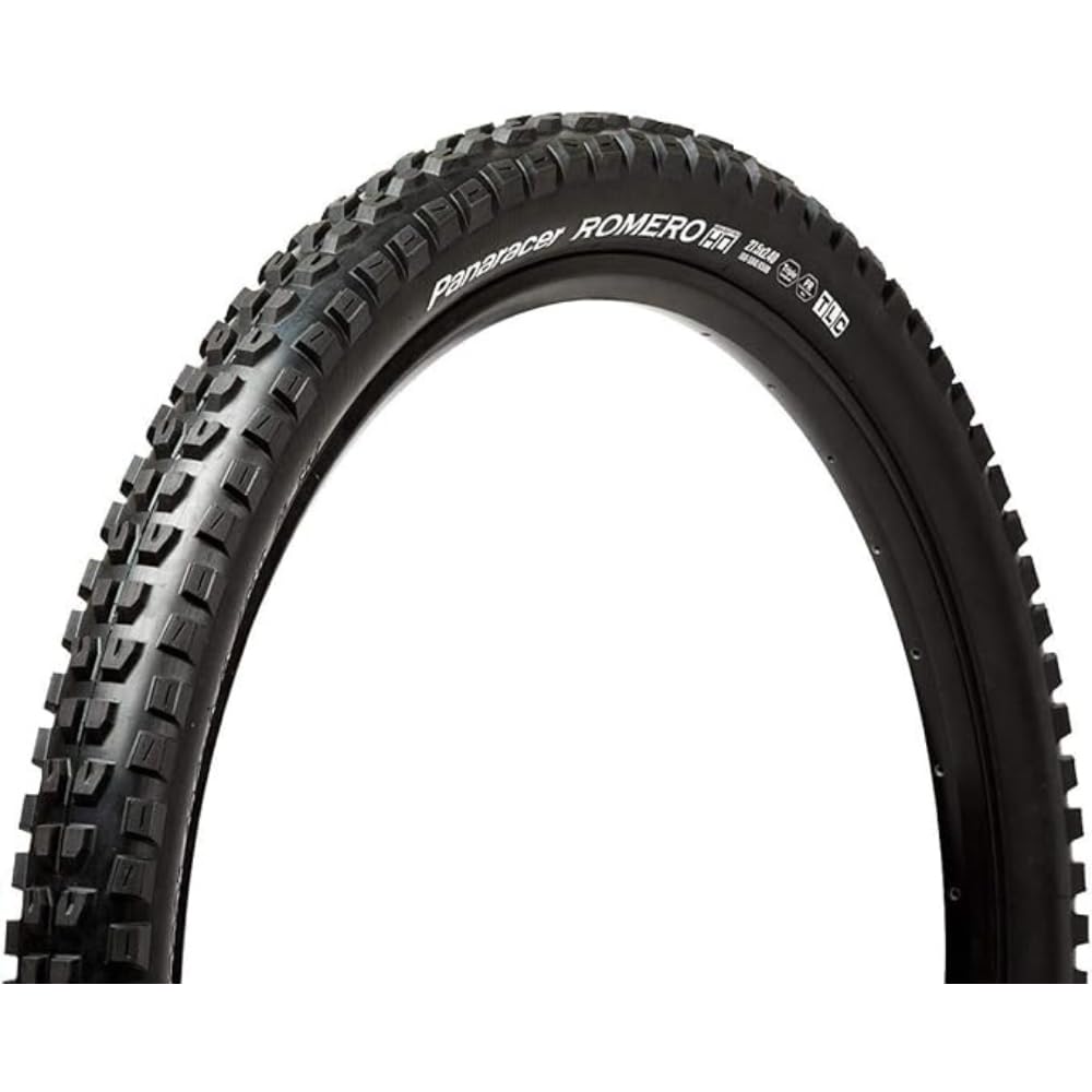 Panaracer Romero HO Tubeless Compatible Folding Tyre, Black/Black, 29 X 2.4