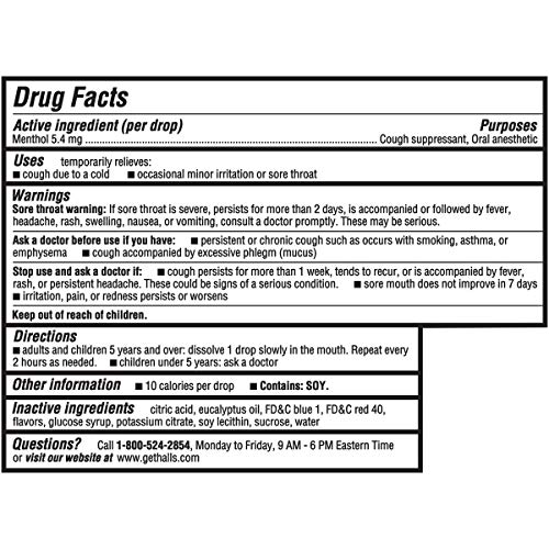 Halls Mentho-Lyptus Cough Drops - Image 3