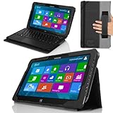 MoKo 2-in-1 Keyboard Portfolio Slim Cover Case for SAMSUNG ATIV Smart PC Pro 700T 11.6 Inch Windows 8 Pro tablet, BLACK (Compatible WITH or WITHOUT Keyboard Dock)