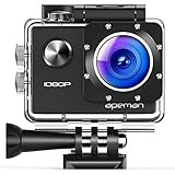 【Upgraded】APEMAN Action Camera 1080P Full HD Waterproof Sport Camera 30m Underwater Camcorder with 170° Wide Angle and Mounting Accessory Kits