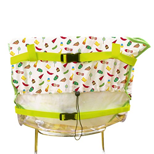 Portable High Chair, Eric Carle Travel High Chair Harness, Converts Any Chair Into Secure Baby Seat, High Chair Cover, Infant Car Seat Cover