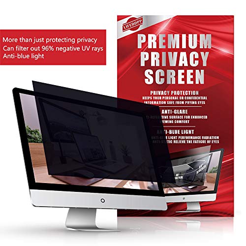 24 Inch Computer Privacy Screen Filter for 16:9 Aspect Ratio Widescreen Monitor, Anti-Glare, Blocks 96% UV, Anti-Scratch Protector (LP24.0W9)