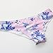 RXRXCOCO Womens Padded Push-up Bikini Set Bathing Suits Two Pieces Swimsuit Pink