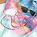 Eye Glasses String Chain, Glasses Holders Necklace, Eyewear Lanyard Retainer Cord, Multicolored Sunglasses Strap for Women （4 Pack）