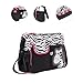 Soho Collection, Zebra Diaper Bag 5 Pieces Set