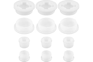 Wokape 12Pcs 3/4" 2" Bung Caps with Gasket, Fine Thread Poly Buttress Drum Bung, Fits Plastic 55 Gallon Drum