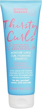 Umberto Giannini Thirsty Curls Shampoo Dry Dehydrated Curls 250ml Hydrating