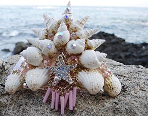 Mothers Day Sale! Baby Mermaid Crown by Star Stuff Boutique Mermaid Headress, Pink Baby Headdress, High Energy Mermraid Headpiece, Pink Tiara