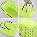 Wekiog Plastic Handle Baskets, Small Organizer Basket(4 Packs)