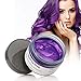 MOFAJANG Unisex Multi-Color Hair Wax Color Dye Styling Cream Mud, Washable Temporary, Natural Matte Hairstyle Modeling DIY for Party Cosplay, Purple