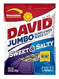 David Sunflower Seeds Jumbo Sweet & Salty - Bag 5.25 Oz Each (12 in a Pack)
