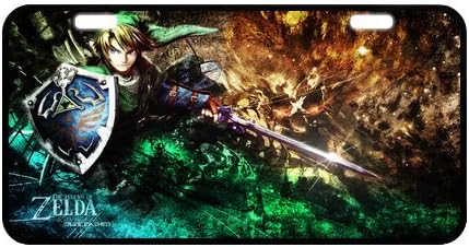 Best Personalized Custom Anime The Legend Of Zelda Metal License Plate for Car Tag Fashion Durable Novelty License Plate 11.8" X 6.1"