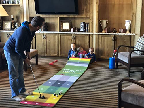EyeLine Golf Roll The Rock Putting Challenge Mat