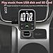 ALLOMN Car LCD Bluetooth FM Transmitter Music Audio Stereo Radio Modulator Kit TF USB 2.1A with Remote Control