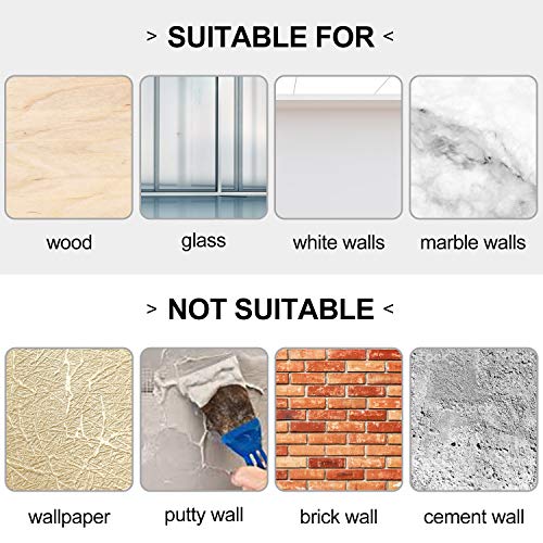 Self Adhesive Power Strip Wall Mount, Frylr No Damage Wall-mounted Fixator Holders Mount Reusable for Power Strips Cable Organizers, Photo Frame, Wall Clock, Cabinet Light, Movable(2 Pack) - Thumbnail 4