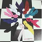 1950s Chiffon Scarf, Vintage Ascot, Retro Hair Tie for Women and Children 1950s Chiffon Scarf, Vintage Ascot, Retro Hair Tie for Women and Children