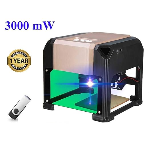 3000mW Laser Engraving Machine, 3000mW Mini Desktop Laser