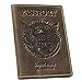 Leather Passport Holder Cover – Vintage US Passport Holder Case (Brown)