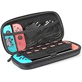 AmazonBasics Carrying Case for Nintendo Switch and Accessories - Black