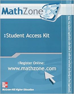Mathzone Student Edition Mcgraw Hill 9780072994391 - 