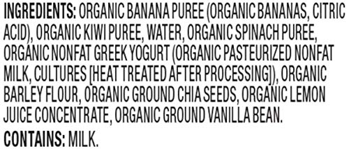 image for Plum Organics Mighty 4, Organic Toddler Food, Banana, Kiwi, Spinach, K