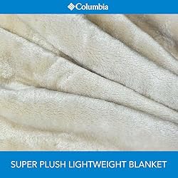 Columbia 50" x 60" Super Plush Lightweight Throw