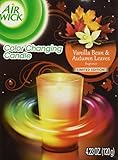 Air Wick Color Changing Scented Candle Limited Edition, Vanilla Bean and Autumn Leaves, 4.23 Ounce