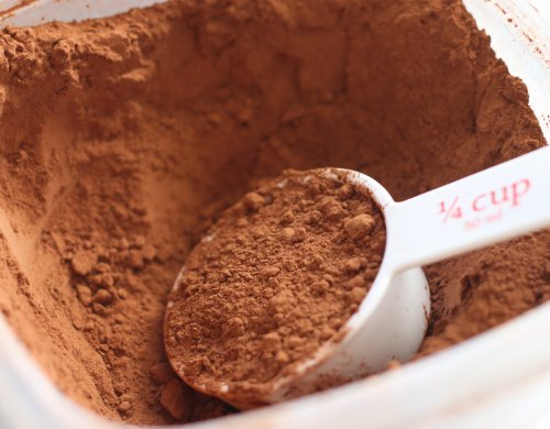 Baking Cocoa Powder in Reuseable, Plastic Jars (Dutch Processed Cocoa, 1 LB)