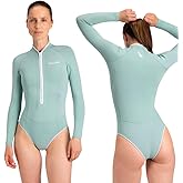 Wallien Horizonia Yulex® Springsuit Wetsuit, Eco-Friendly 1.5mm Wetsuit for Women, for Surfing, Snorkeling & Water Sports