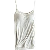 Womens Modal Built-in Bra Padded Camisole Yoga Tanks Tops