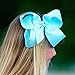 Big Hair Bows Girls Toddler 6 inches 40 PCS Hair Clips for Girls Alligator Baby Ponytail Holder