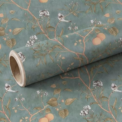 Papel de Parede Adesivo Floral Geometrico 3D Galhos Antimofo
