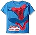 Marvel Little Boys' Spiderman T-Shirt, Blue Sky, 5/6