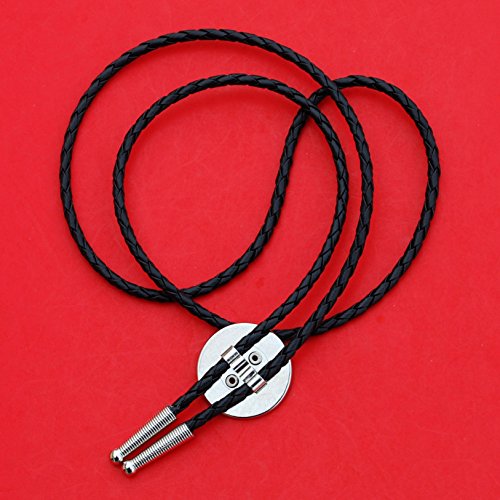 US 1918 Walking Liberty Half Dollar 90% Silver Coin Simple Slide 36" Cord Bolo Tie NEW - Thumbnail 3