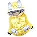 Baby Girls Winter Autumn Cotton Warm Rabbit Jacket Coat