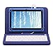 iRULU eXpro X1 7 Inch Quad Core Google Android 4.4 Tablet PC, 1024x600 Resolution, Wi-Fi, Games, Dual Cameras, 16GB Storage with keyboard - Blue Tablet