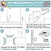 Quality Clever Cable Management On Wall Cover Raceway, 200 Inches - Protect & Organize TV Cable, Wires, & Cords - Concealer for Home, Work, or Office - Adheres with Adhesive or Screws - Paintable