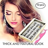 12 PCS Upgraded Magnetic Eyelashes, Best Magnetic Eyelashes, Ultra Thin Dual Magnetic Eyelashes, Natural Look, Upgrade Fiber and Reusable Magnetic Eyelashes, Best 3D Magnetic Eyelashes for 2018
