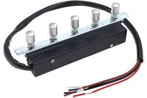 Leefasy Kitchen Range Hood Keyboard Switch, Pushbutton Switch, Sturdy Control Board Panel Controller,